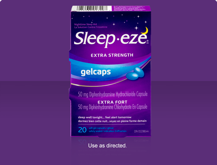 Sleep-Eze® Extra Strength Gel Caps | Over the Counter Sleeping Pills