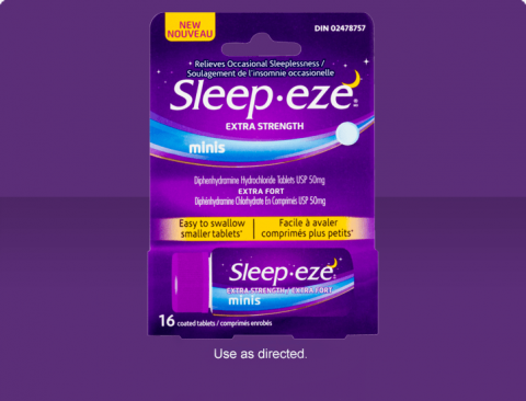 Sleep-Eze Extra Strength sleep aid Tablet Minis