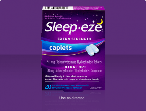 Sleep-Eze Extra Strength sleep aid Caplets